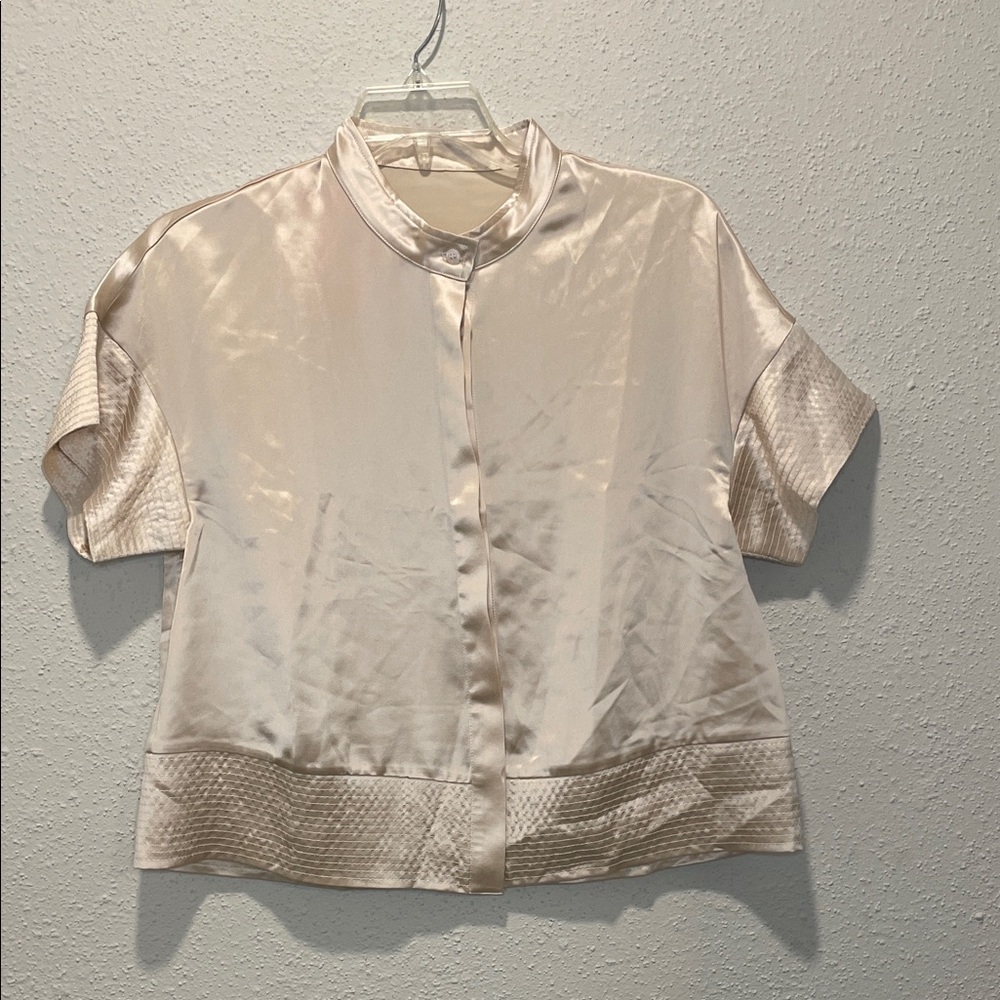 Elegant Cream Women's Top